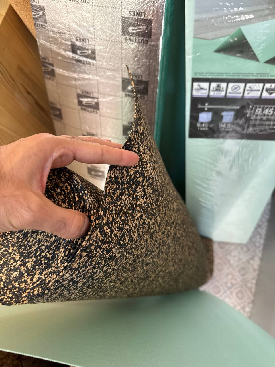 Подложка резинопробковая Corkstyle для ламината и паркета 2 мм